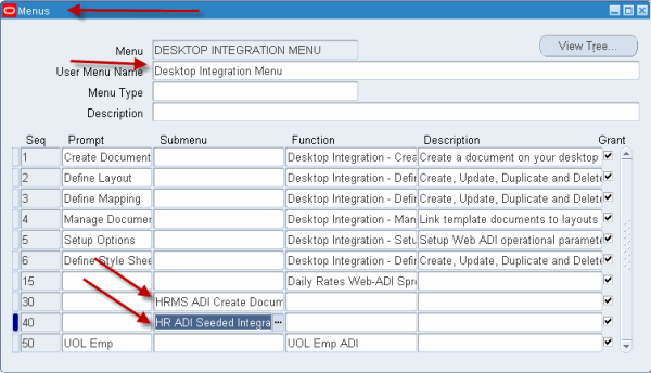 Web ADI R12 HRMS Integrator
